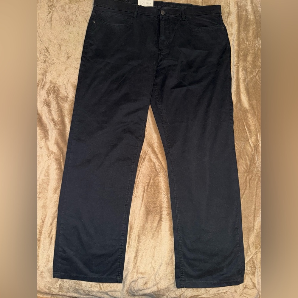 English Laundry Men's Dark Straight Fit 40x30